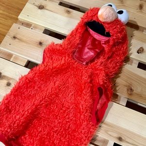 Red color Elmo costume